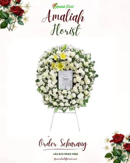 Krans Bunga Duka Kunir Lor