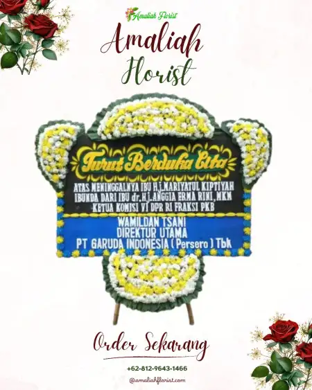 Papan Bunga Duka Kunir Lor